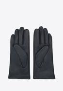 Women's plain leather gloves, black, 39-6A-012-1-XS, Photo 2