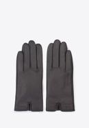Women's gloves, dark brown, 39-6L-213-1-L, Photo 3