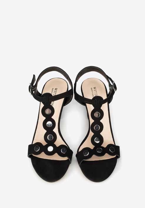 Women's sandals, black, 90-D-403-1-37, Photo 7