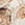 бежево-коричневий - Жіночі двокольорові шкіряні босоніжки на підборах - 94-D-958-9