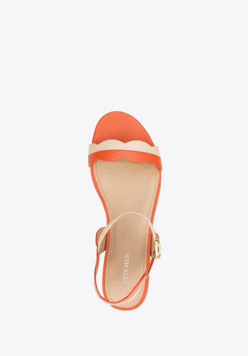 Women's sandals, coral, 88-D-559-K-36, Photo 5