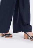 Women's sandals, navy blue, 88-D-708-7-40, Photo 3