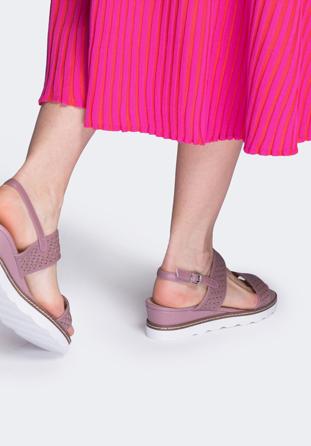 Women's sandals, pink, 88-D-970-P-36, Photo 1