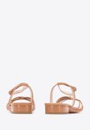 Leather block heel sandals, brown, 96-D-514-5-40, Photo 5