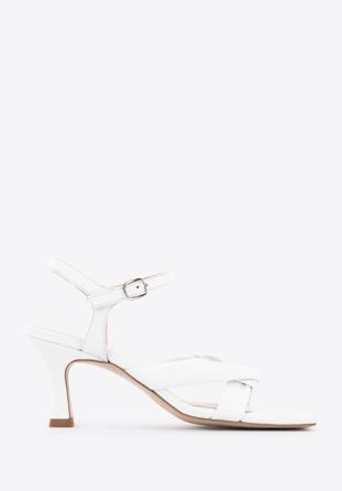 Women's soft leather sandals, off white, 96-D-303-0-36, Photo 1