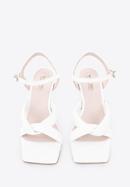 Women's soft leather sandals, off white, 96-D-303-0-37, Photo 2