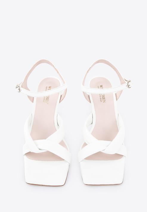Women's soft leather sandals, off white, 96-D-303-0-36, Photo 2