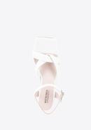 Women's soft leather sandals, off white, 96-D-303-0-37, Photo 4