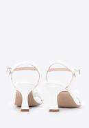 Women's soft leather sandals, off white, 96-D-303-P-36, Photo 5