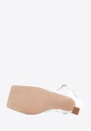 Women's soft leather sandals, off white, 96-D-303-0-36, Photo 6