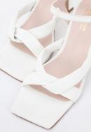 Women's soft leather sandals, off white, 96-D-303-P-36, Photo 7