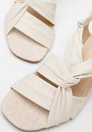 Women's leather sandals, cream, 94-D-754-P-40, Photo 7