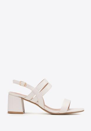 Women's off-white delicate strap sandals I WITTCHEN