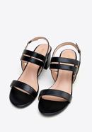 Women's delicate strap sandals, black, 98-DP-206-1-36, Photo 2
