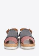 Women's sandals, grey-pink, 88-D-709-X-36, Photo 4