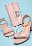 Women's block heel strap sandals, muted pink, 98-DP-205-P-40, Photo 21