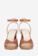 Women's sandals, light brown, 88-D-453-5-37, Photo 4
