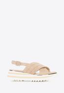 Shoes, beige-white, 92-D-118-9-40, Photo 1