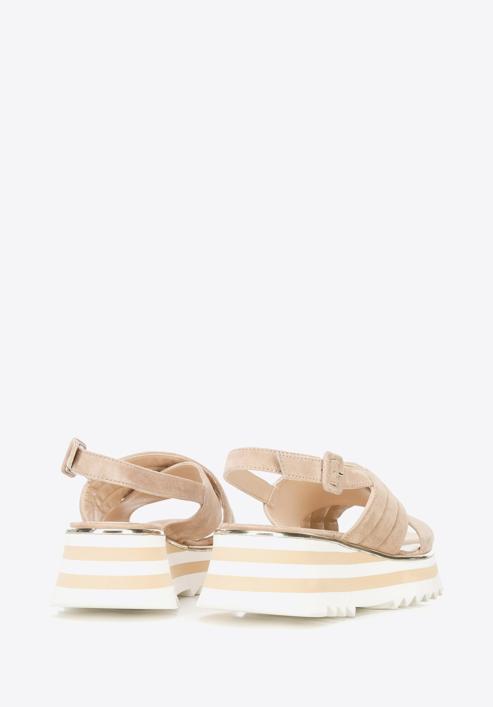 Shoes, beige-white, 92-D-118-9-39, Photo 3