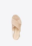 Shoes, beige-white, 92-D-118-9-40, Photo 5