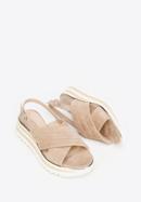 Shoes, beige-white, 92-D-118-9-39, Photo 7