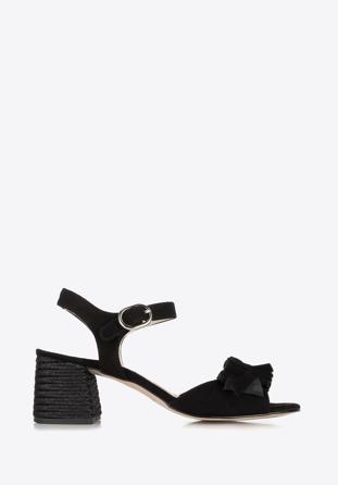 Women's sandals, black, 88-D-450-1-38, Photo 1