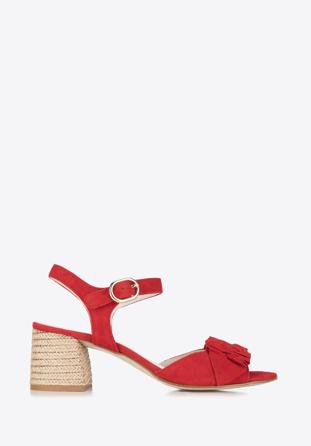 Women's sandals, red, 88-D-450-3-39, Photo 1