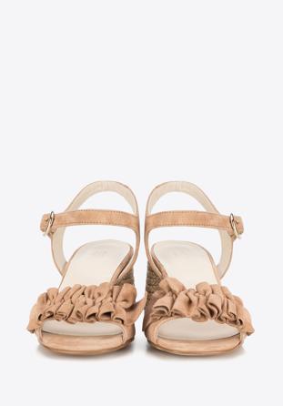 Women's sandals, beige, 88-D-450-9-38, Photo 1