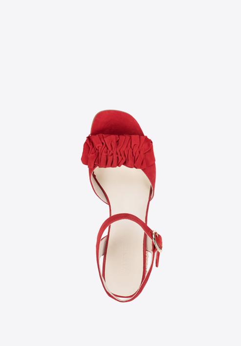 Women's sandals, red, 88-D-450-3-38, Photo 5
