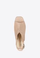 Shoes, beige, 94-D-803-5-38, Photo 5