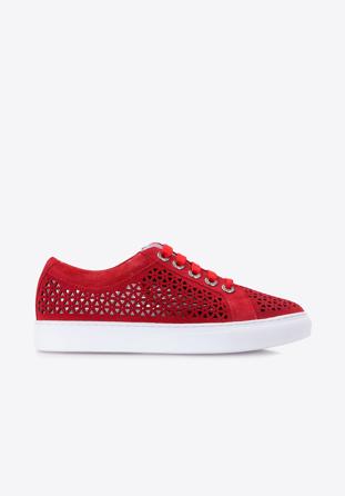 Women's shoes, red, 86-D-916-3-37, Photo 1