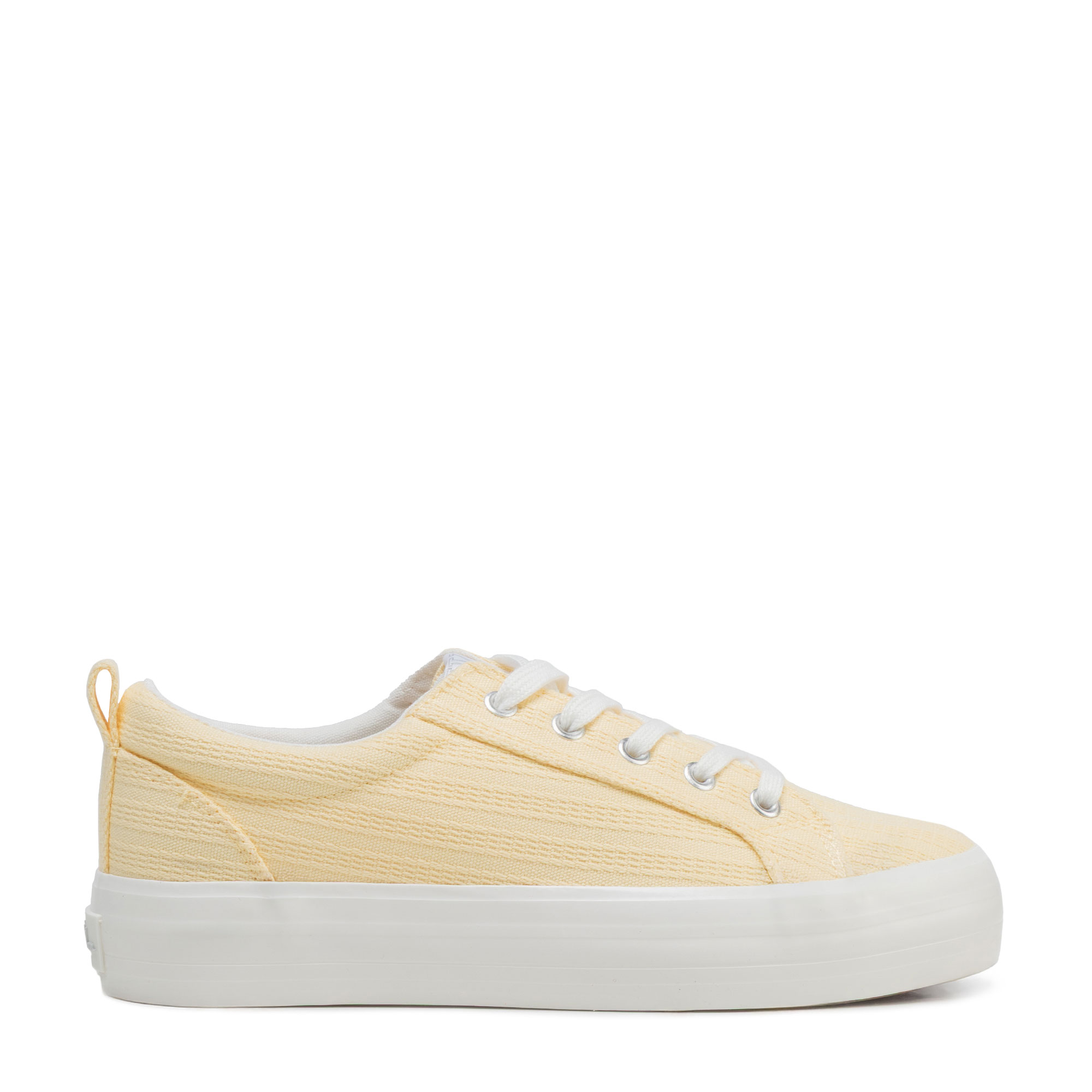 Dámske sneakersy na platforme žlté 100-DP-801-Y