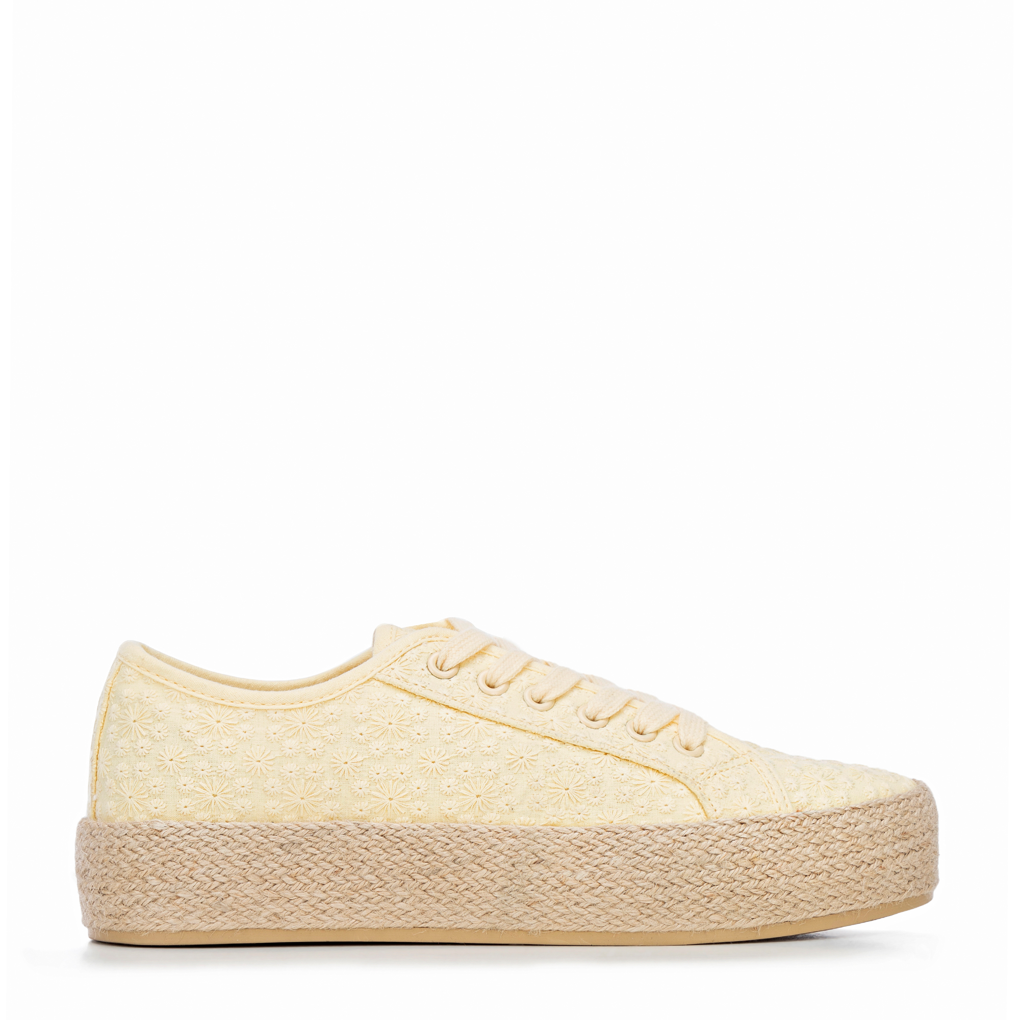 Dámske sneakersy žlté 100-DP-803-Y