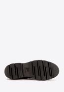 Women's leather lace up shoes, black, 93-D-110-1-40, Photo 6