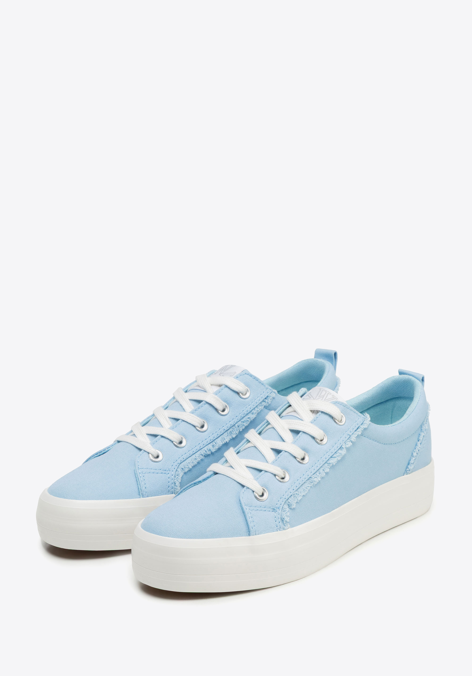 Women's fabric trainers, blue, 100-DP-800-N-35, Photo 1