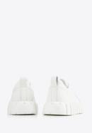 Women's leather platform trainers, white, 96-D-951-1-37, Photo 5