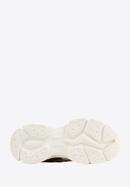 Damskie sneakersy ze sztucznym futrem, biało-beżowy, 96-D-953-9-37, Zdjęcie 6
