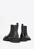 Platform leather ankle boots, black, 93-D-508-1G-37, Photo 7