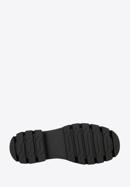 Women's faux leather lug sole boots, black, 97-DP-803-1-36, Photo 5