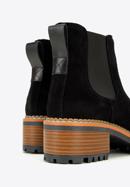 Women's suede Chelsea boots, black, 97-D-305-1Z-36, Photo 6