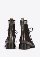 Leather lace up boots, brown, 93-D-954-8-37, Photo 5