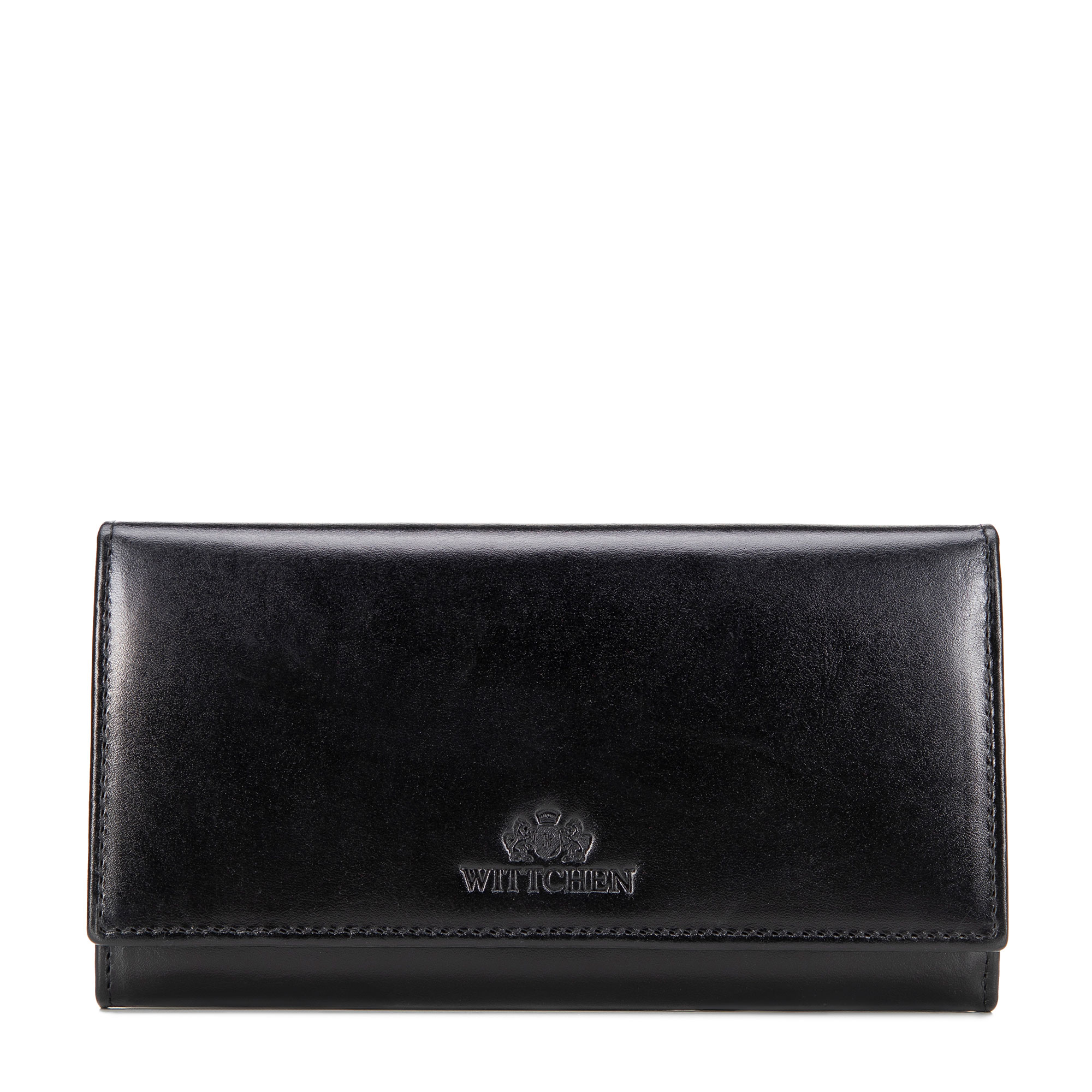 Dámska veľká kožená peňaženka z prírodnej kože s dvojitou priehradkou na mince