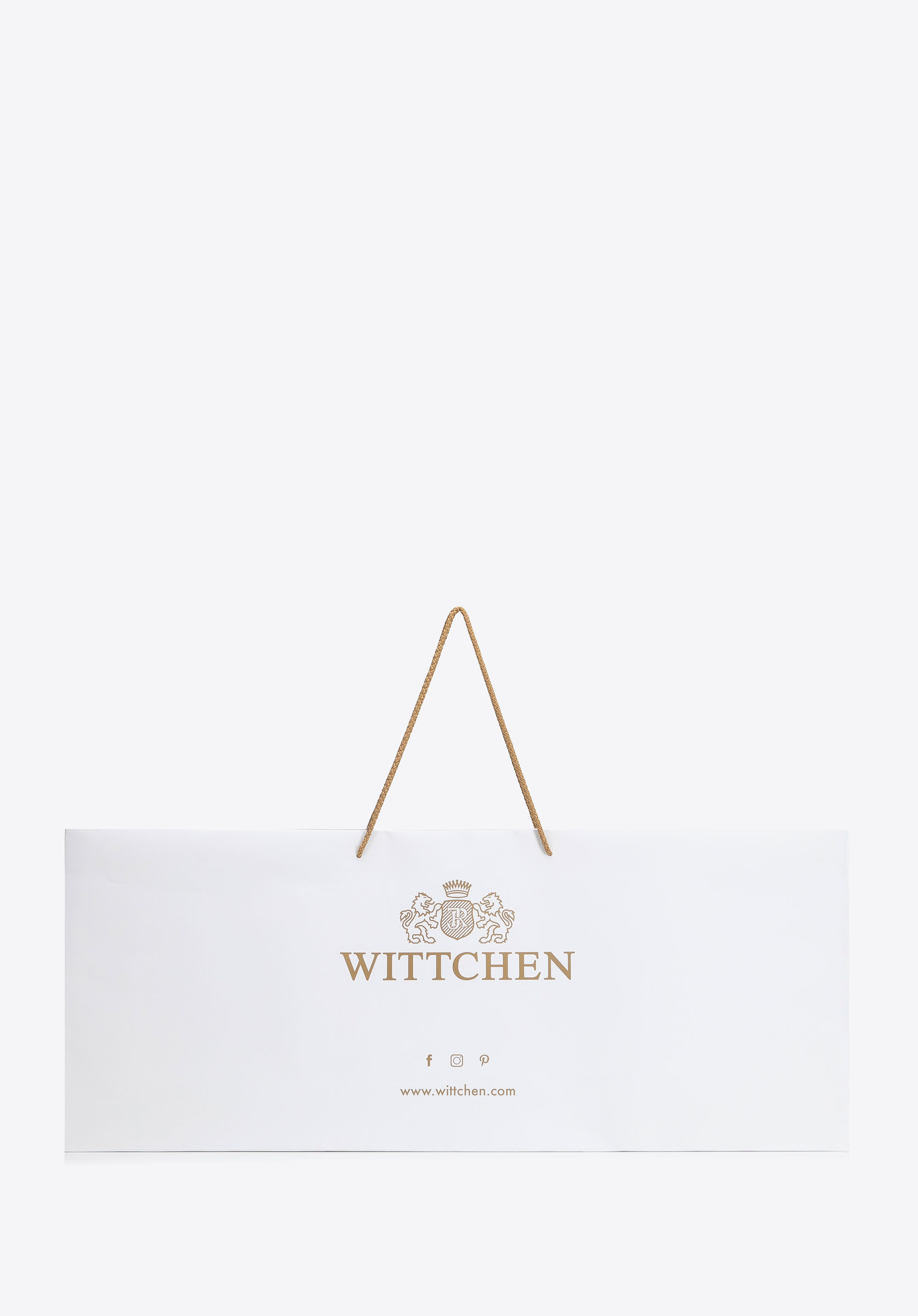 Duża torba papierowa pozioma biała, biały, TORBA-6, Zdjęcie 1