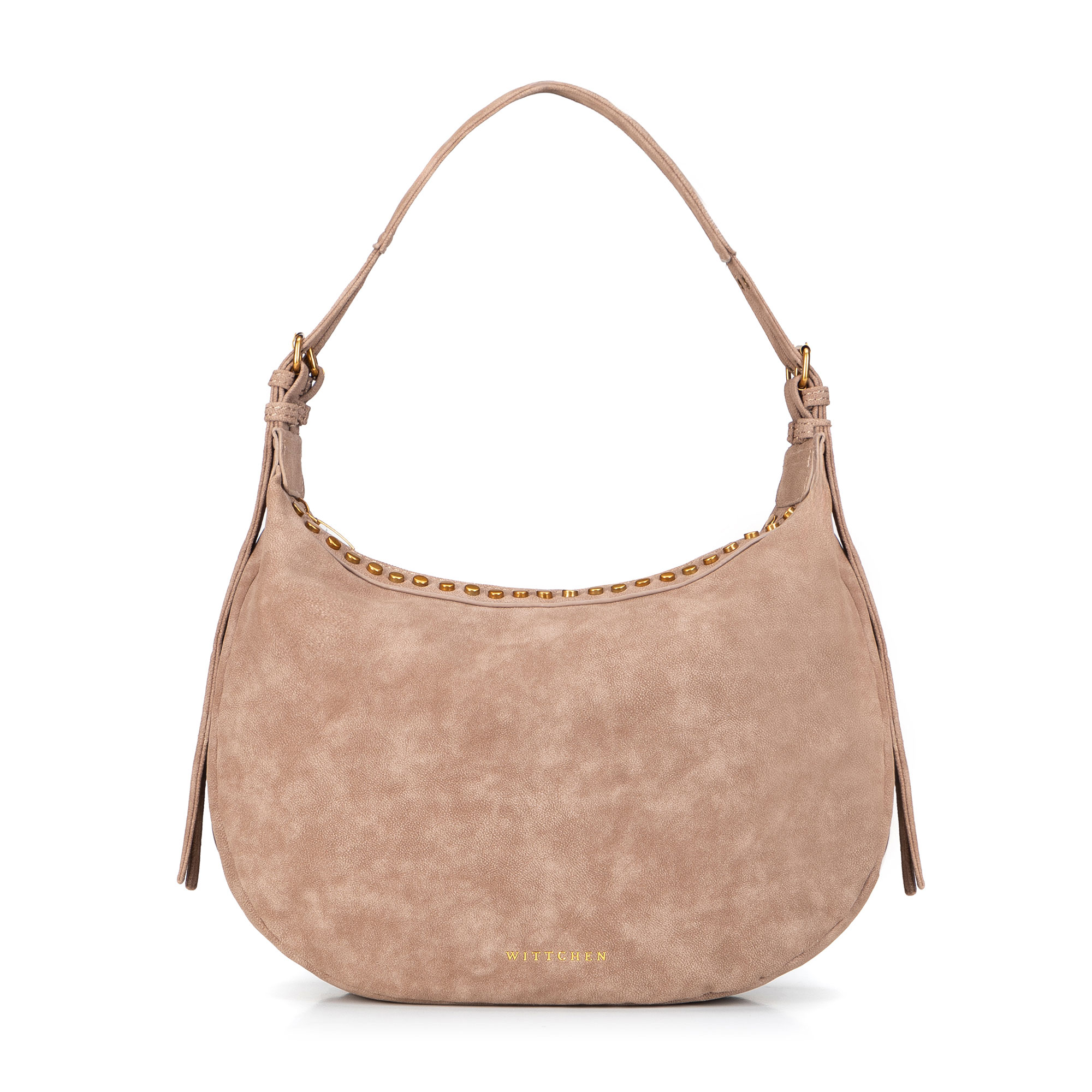 Béžová dámska crossbody kabelka Wittchen z polyesteru, Vyberte variant béžová