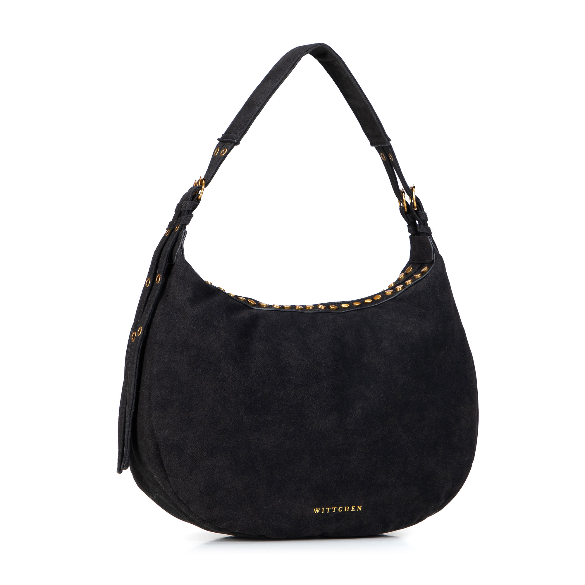Čierna dámska crossbody kabelka Wittchen z polyesteru s moderným vzhľadom, Vyberte variant čierna