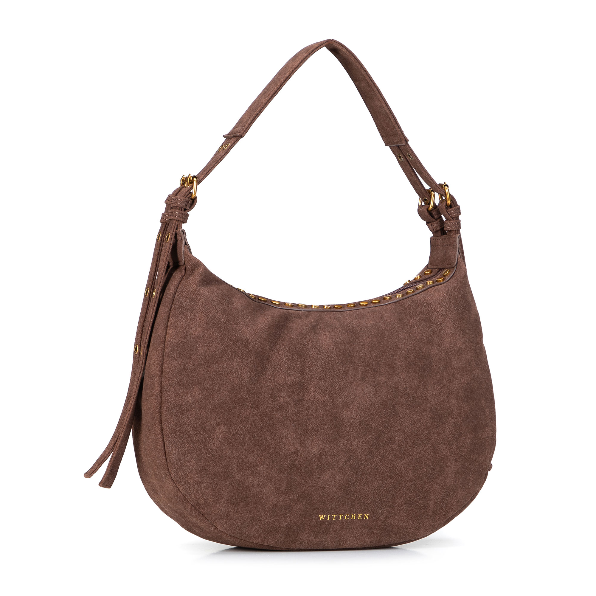 Hnedá dámska crossbody kabelka Wittchen z polyesteru, Vyberte variant hnedá