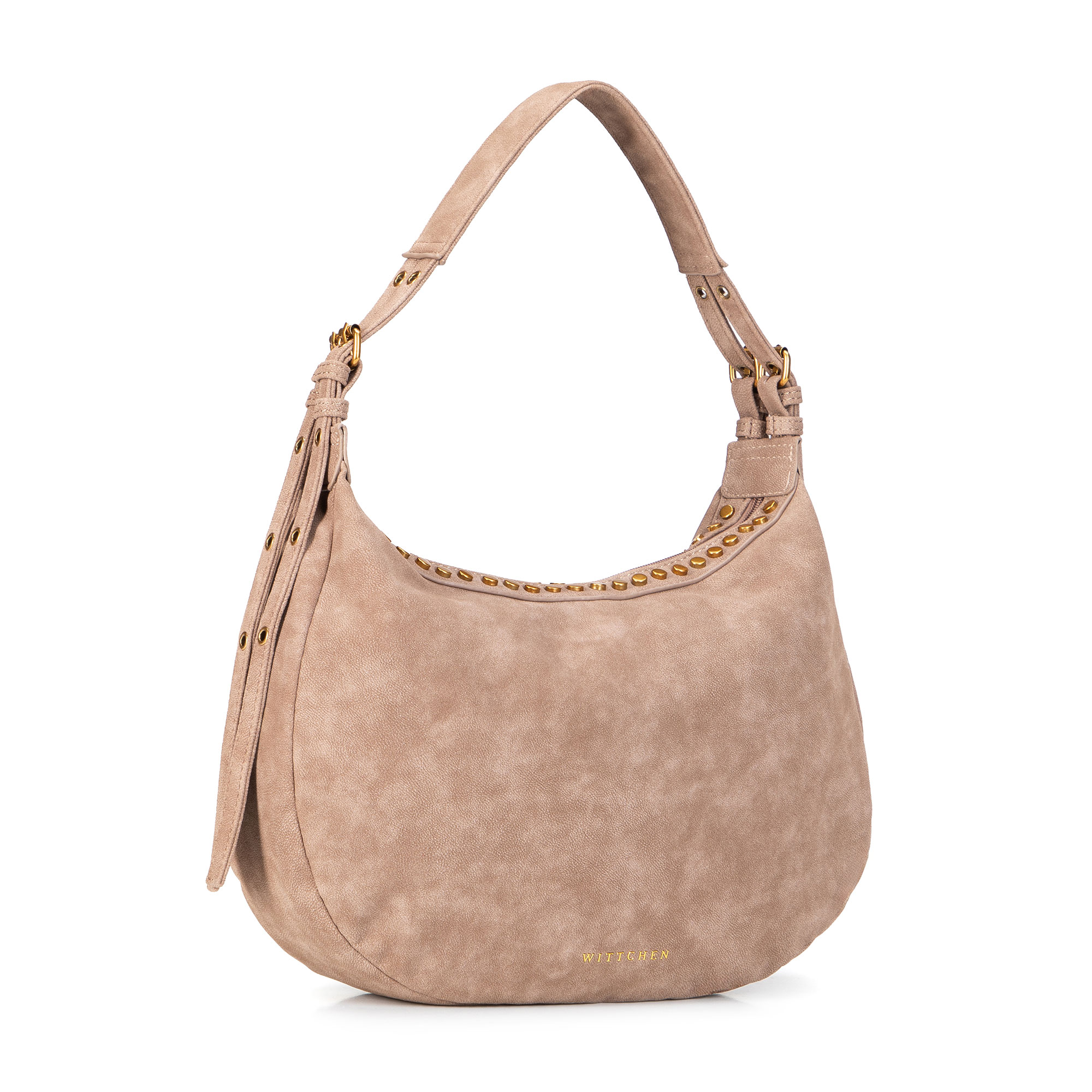 Béžová dámska crossbody kabelka Wittchen z polyesteru, Vyberte variant béžová