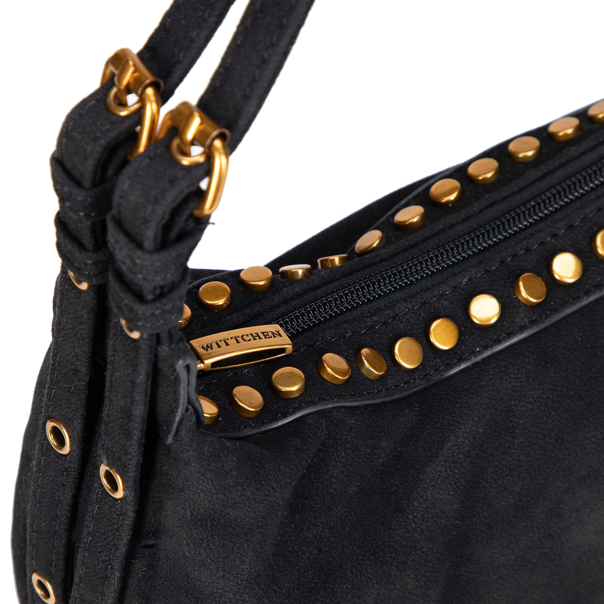 Čierna dámska crossbody kabelka Wittchen z polyesteru s moderným vzhľadom, Vyberte variant čierna