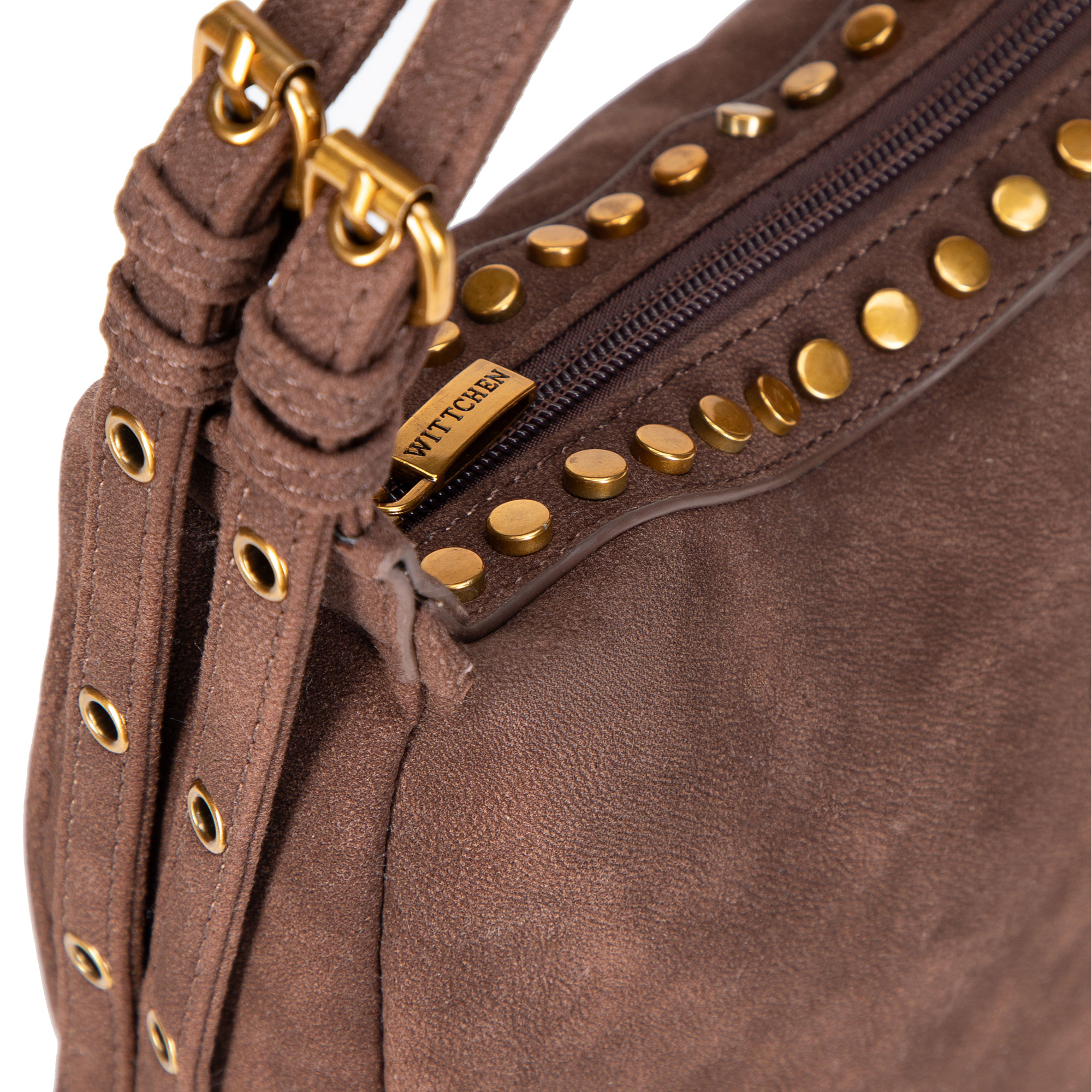Hnedá dámska crossbody kabelka Wittchen z polyesteru, Vyberte variant hnedá