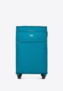 Large soft shell suitcase, turquoise, 56-3S-653-9, Photo 1